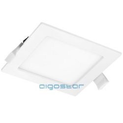 AIGOSTAR Mini Led Panel Négyszögletes 6W hideg fehér (Furat:105x105mm)