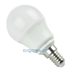 LED izzó G45 E14 6W 270° hideg fehér