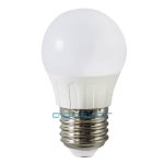 LED izzó G45 E27 6W 270° hideg fehér
