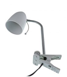 Aigostar-Asztali-lampa-feher-csiptetos-E27-foglalattal